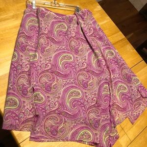 Handkerchief paisley skirt 26/28